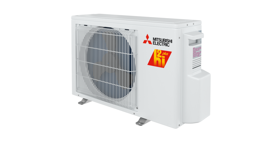 left side view Image of a MUZ-FS outdoor unit