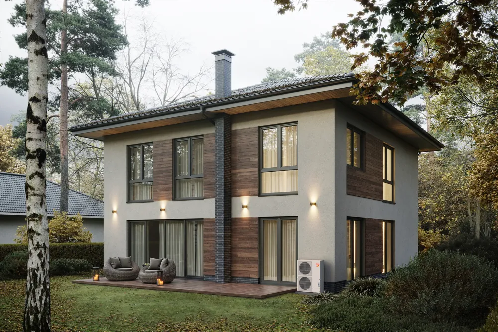 Wooded House Using Smart Multi System