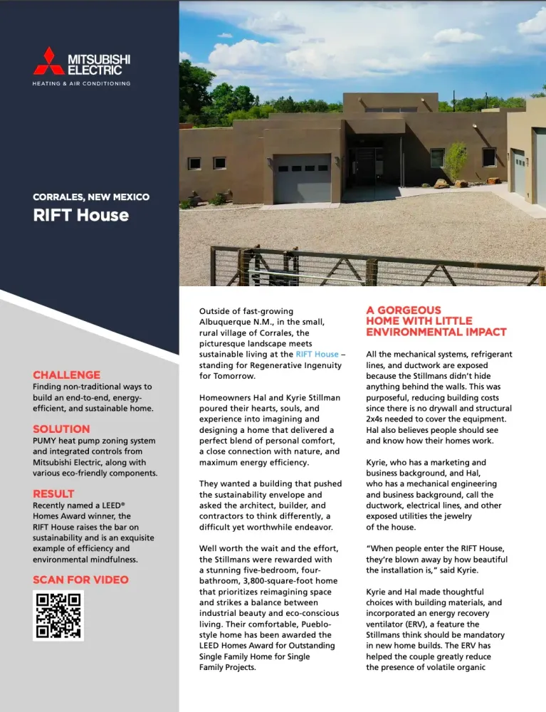 Rift House HVAC Case Study Preview Cover