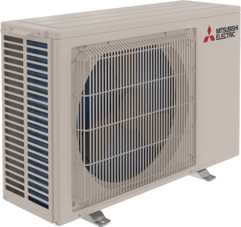 115V Wall-mounted single-zone heat pump left view