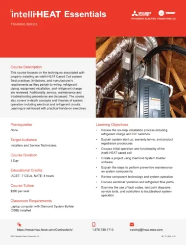 residential-intelli-heat-training-flyer cover preview